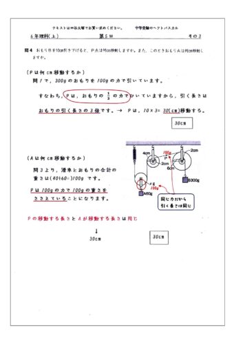 中学受験の算数 理科 ヘクトパスカル